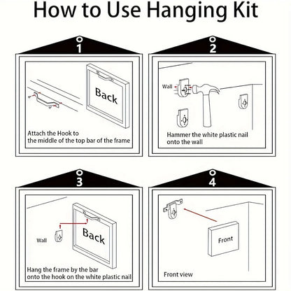 Stylish retro orange sports car, art canvas painting artwork, modern decorative poster, 1.5 inch thick pine solid wood frame