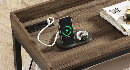 Height Adjustable Overbed Table with Wheels, Queen Size  Laptop