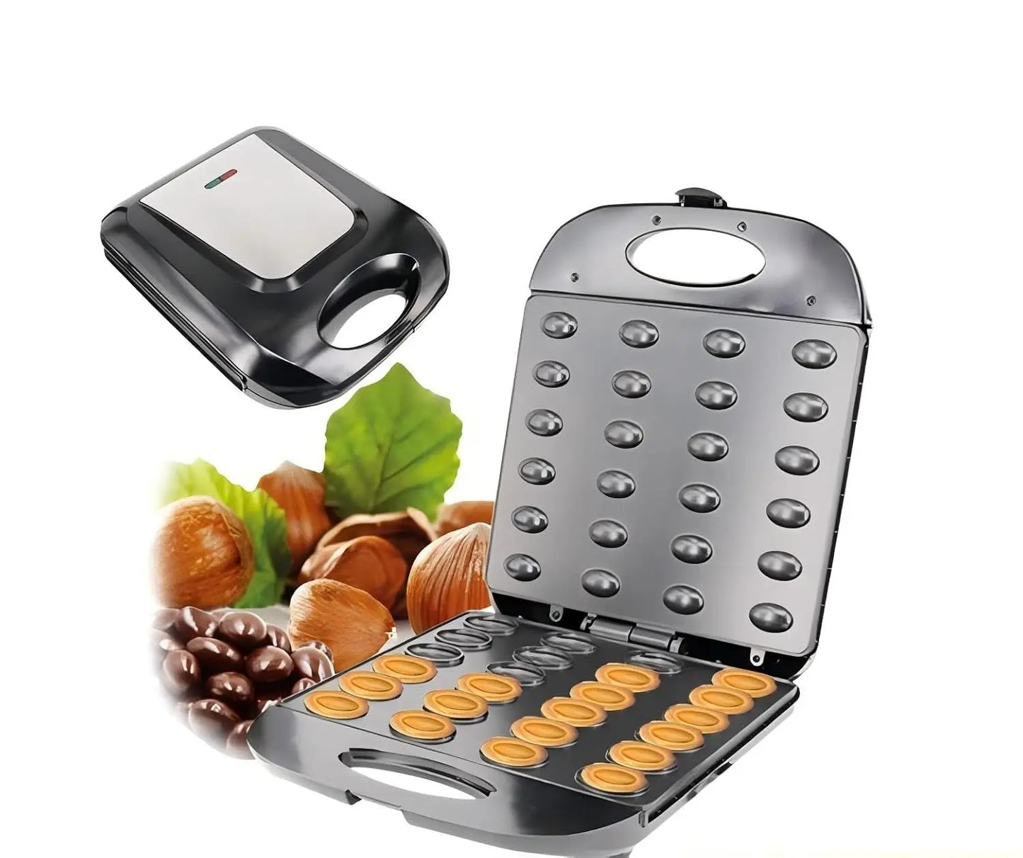 Walnut Cookie Maker, Non-Stick Double Sided Walnut Cookie, Electric Maker