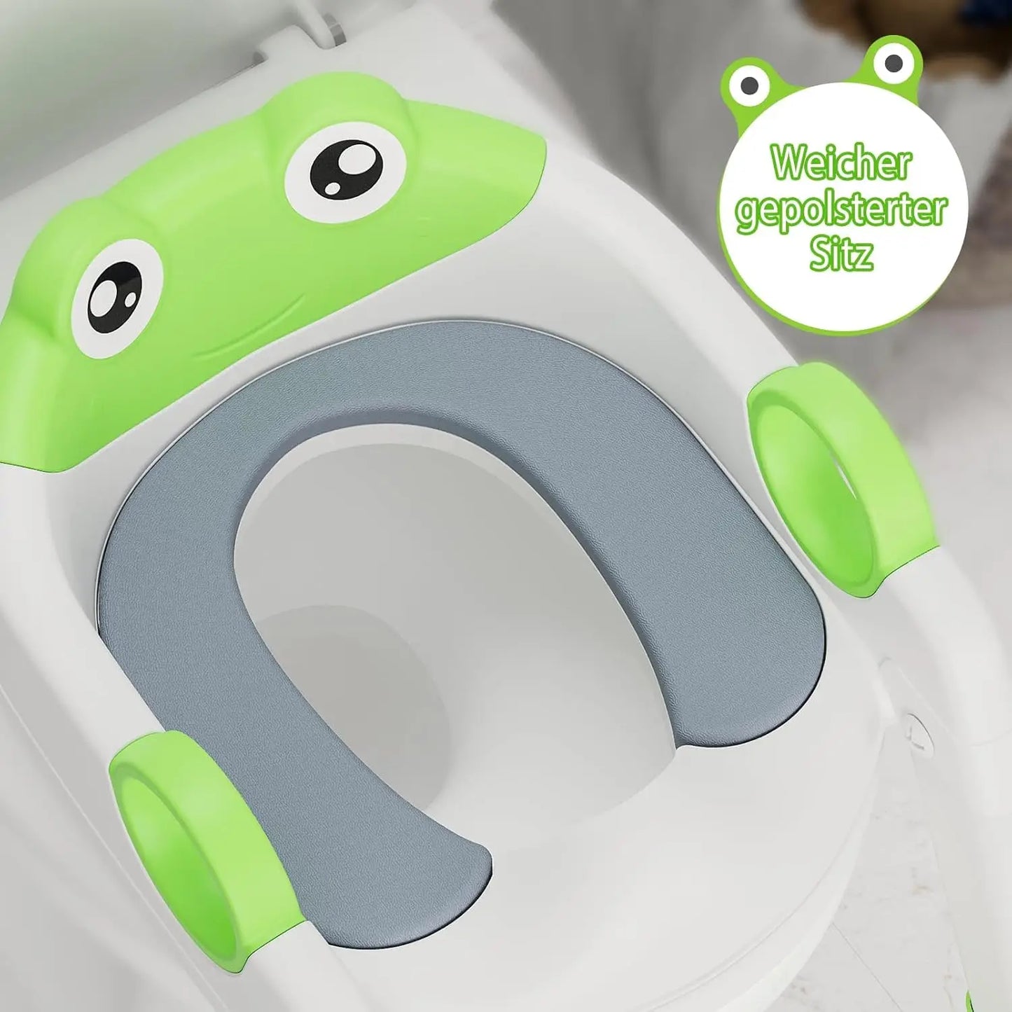 Potty Training Seat with Adjustable Height Step  Toilet Trainer for Girls Boys