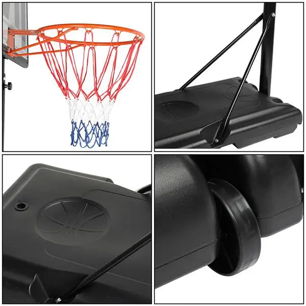 Basketball Hoop Outdoor Portable  Adjustable Height