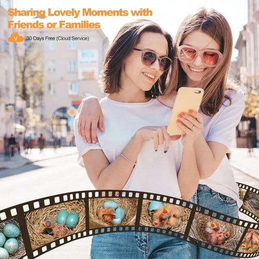 Smart Bird House with Camera 3MP Birdhouse Camera