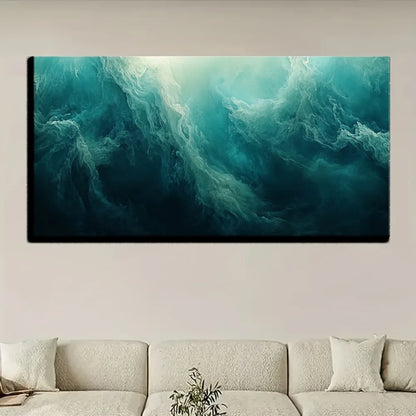 art oil painting, interior decoration painting, 1.5 inch thick pine solid wood frame