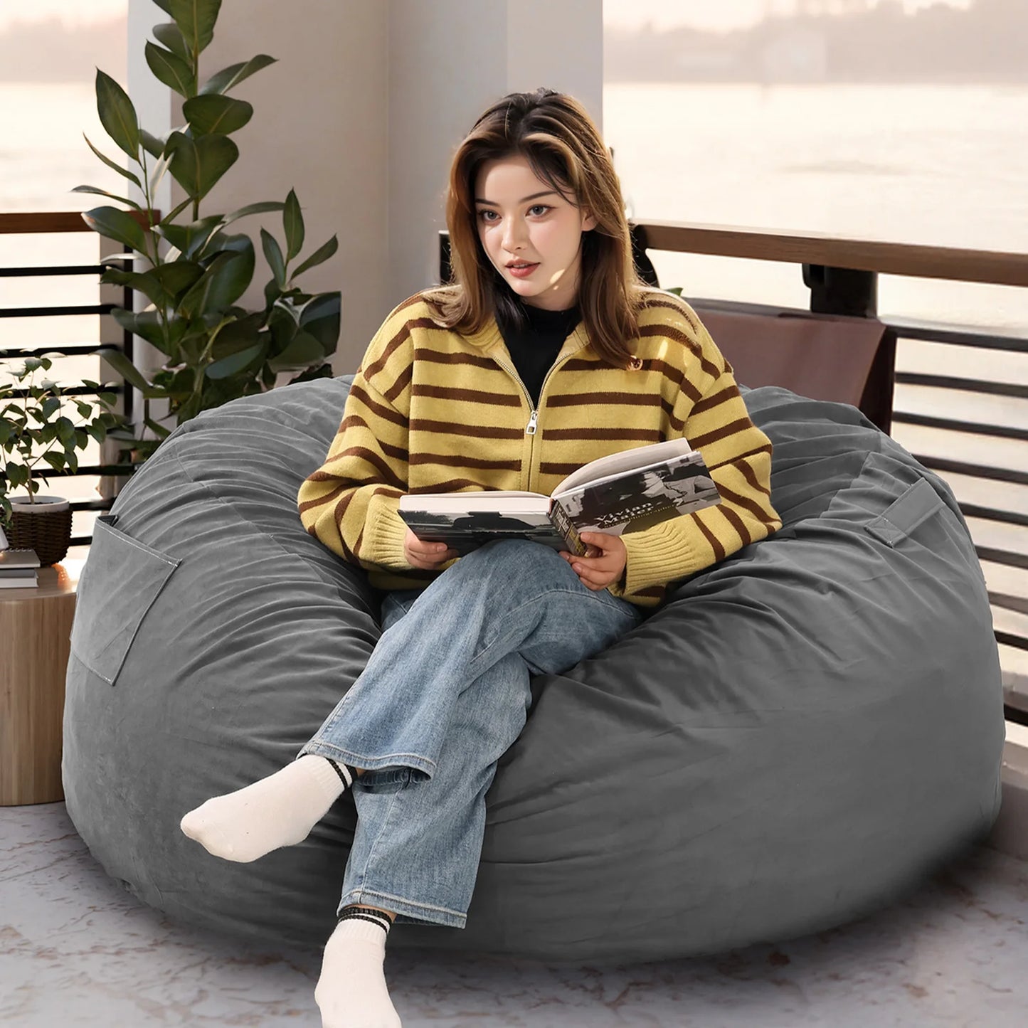 Bean Bag Chair for Gaming Reading