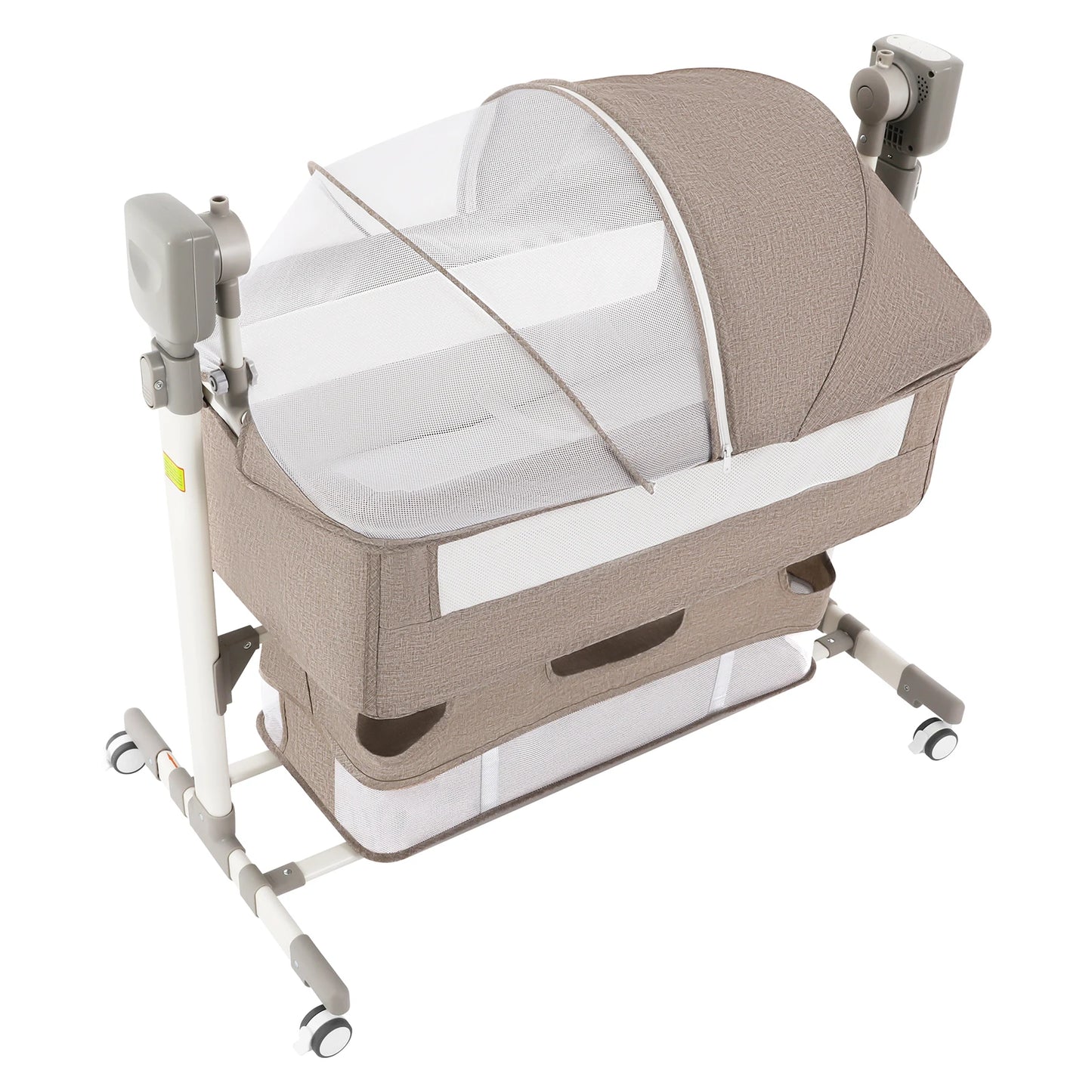 Portable Baby Bed Height Adjustable Bedside Sleeper Music Play