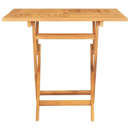 33.5x33.5 Folding Patio Table - Solid Teak Wood
