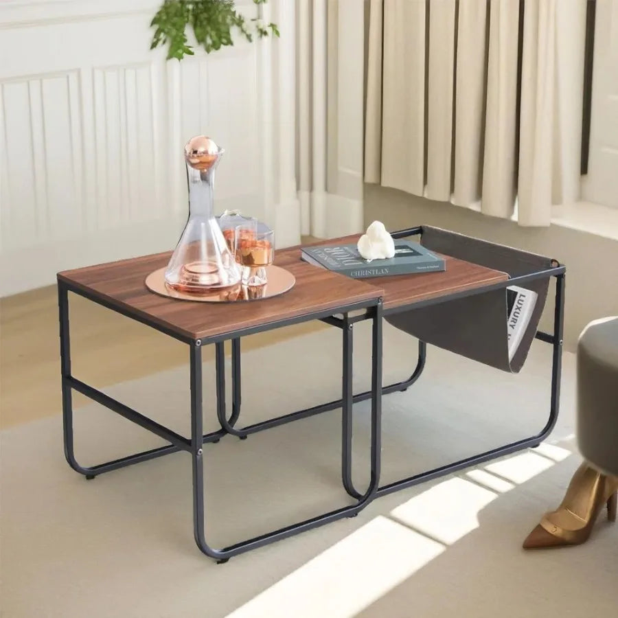 Coffee Tables with Side Pocket