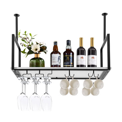 Ceiling Wine Glass Rack Wine Bottles Holder