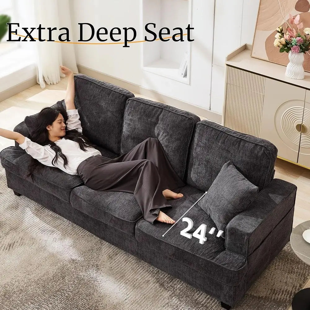 Couch Cloud Sofa in Chenille