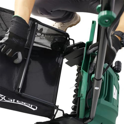 2-in-1 Electric Garden Scarifier & Dethatcher 15AMP Lawn Aerator with 58QT Detachable Bag 5 Height Adjustments for Thatch