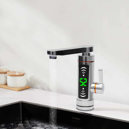 Electric Hot Water Faucet with Digital Display,