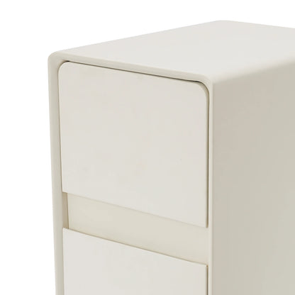 Modern Bedside Cabinet, Nightstand Storage Cabinet for The Bedroom, Side Table with 2-drawers, House Furnishings