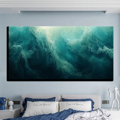 art oil painting, interior decoration painting, 1.5 inch thick pine solid wood frame