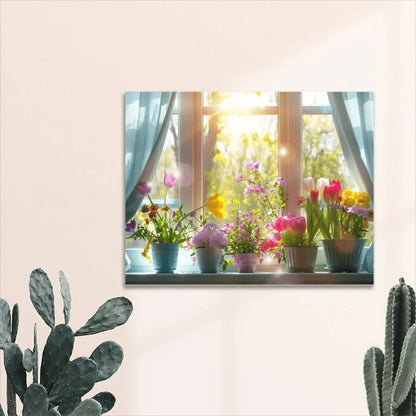 Gorgeous garden canvas painting,