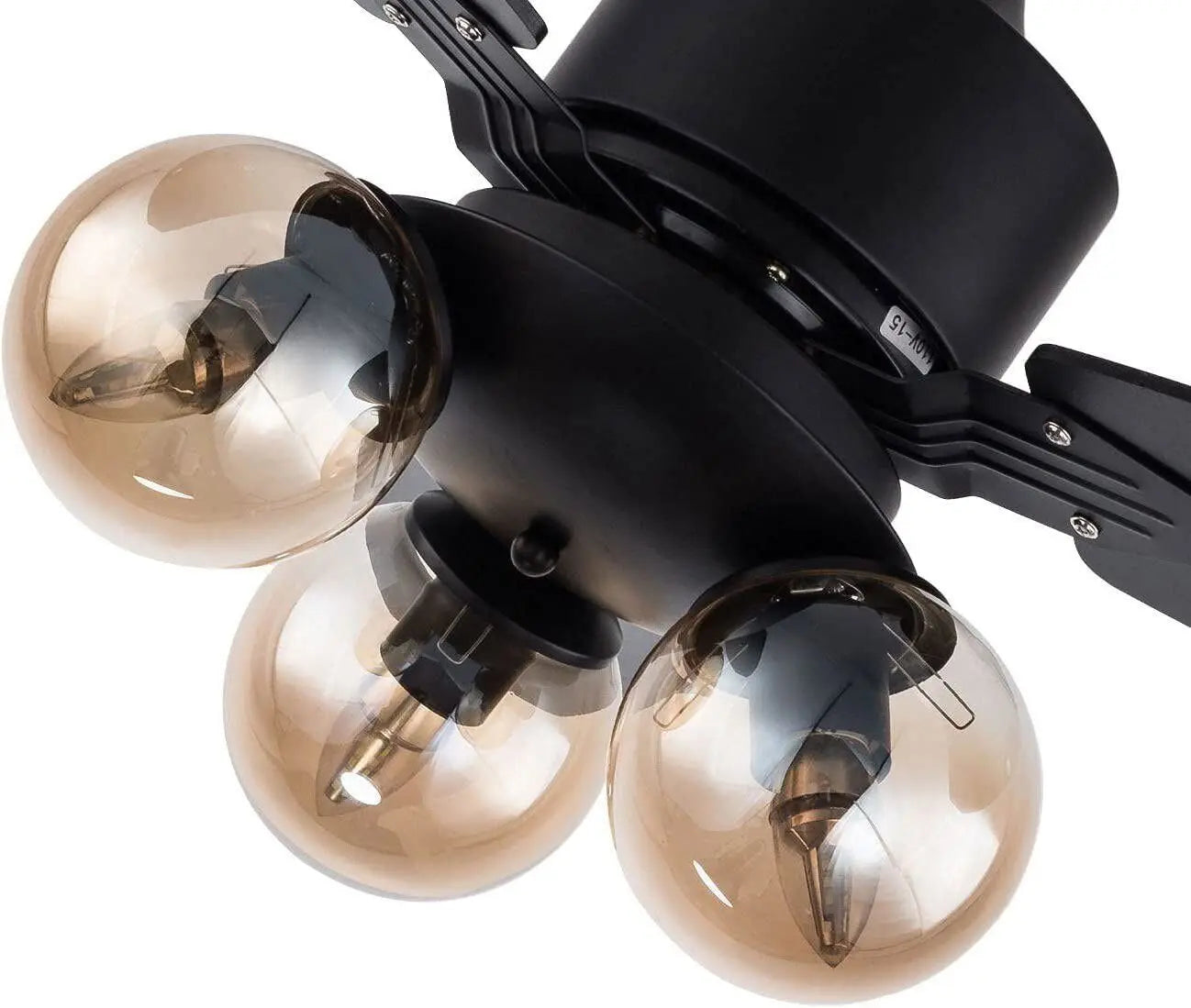 Ceiling Fan Lamp 3 Blades 3 Speed Fan for Bedroom Dining Room Home Office with Remote Control