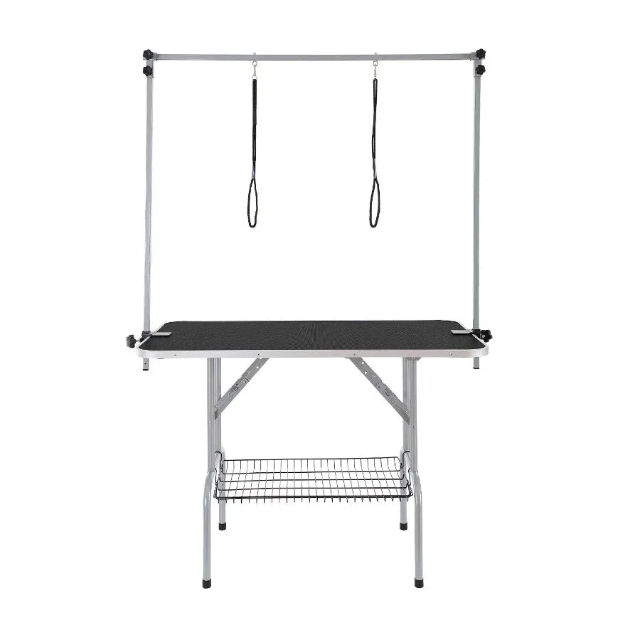 Pet Grooming Table Two Arms with Clamp 46'' Dog Grooming Statio