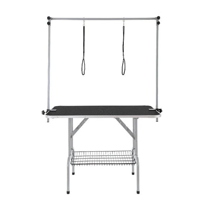 Pet Grooming Table Two Arms with Clamp 46'' Dog Grooming Statio