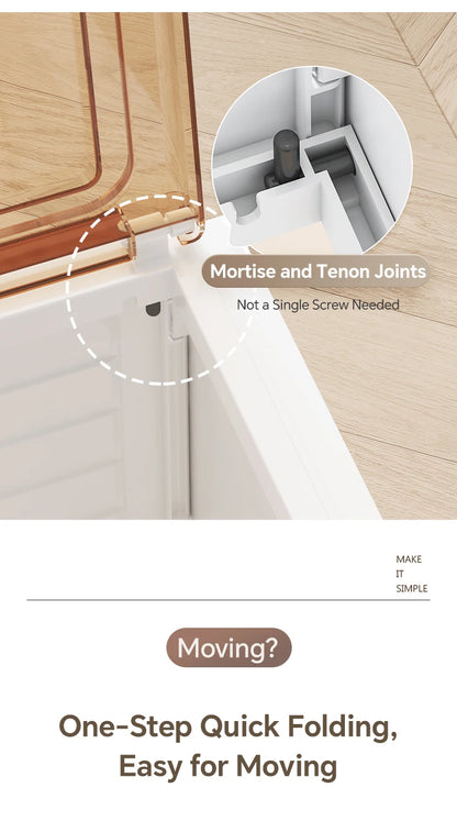 Foldable Clear Shoe Box,One Piece Shoe Rack, Bedroom Living Room Entrance Dormitory Accessory (For Entrance) Folding Sneaker