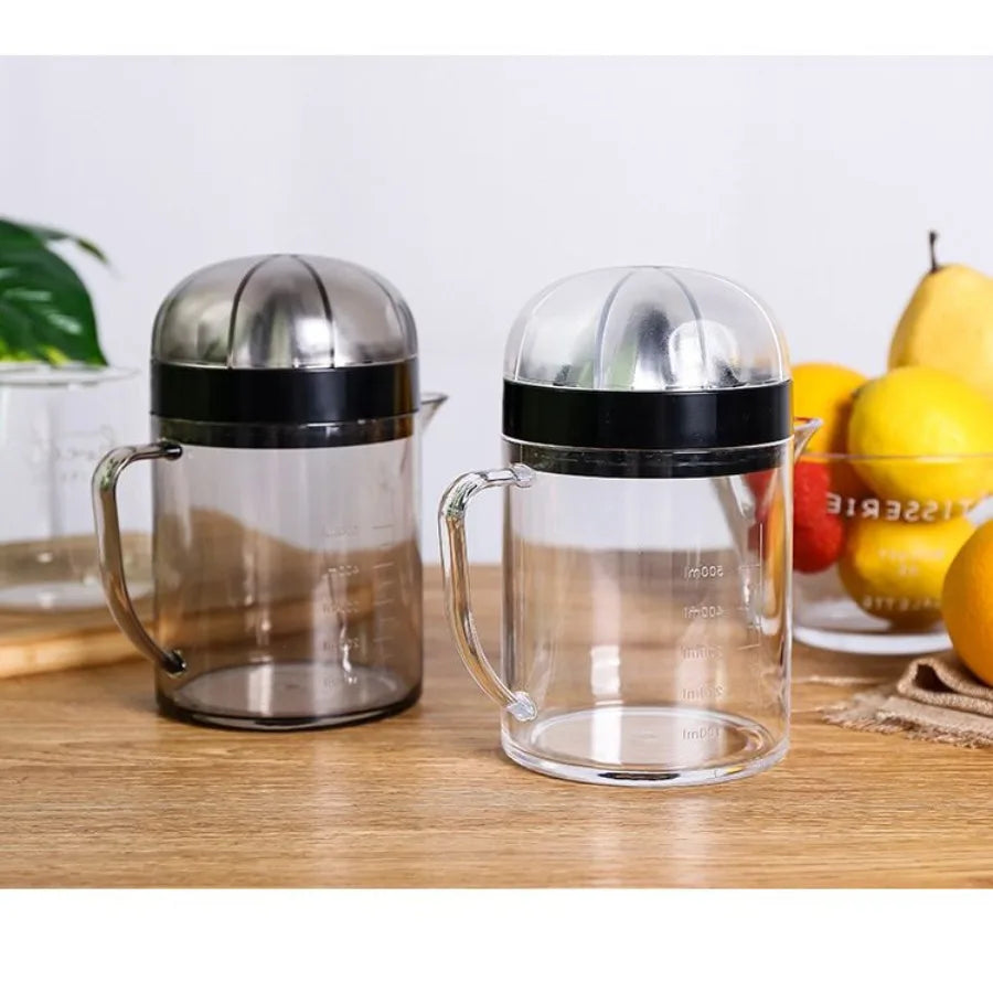 Manual Hand Squeezer Press with Strainer Measuring Cup and Pitcher Citrus  JUICER