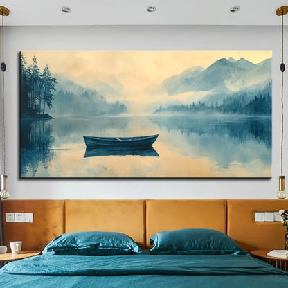 1.5 inch thick pine solid wood frame, painting,