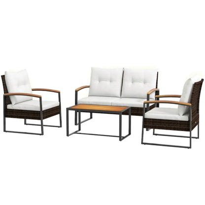 Stylish Garden Sofa Set - Comfortable Outdoor Seating - Fast Shipping from