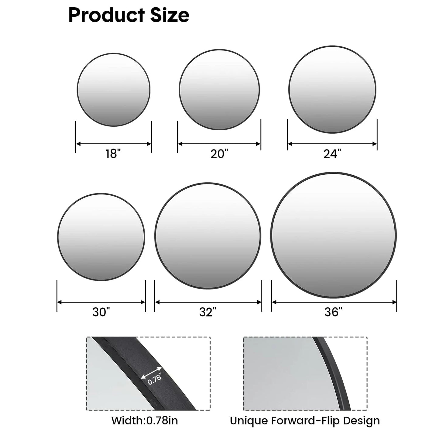 Aluminum Alloy Mirror Environmentally Friendly