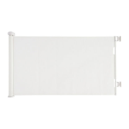 White/Black Iron Pet Fence 40-300cm Adjustable 84cm Height 10-40lbs Small Medium Dogs Indoor Safety Gate