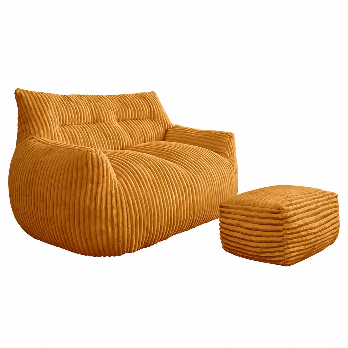 Giant Bean Bag Chair for Adults with Armrests