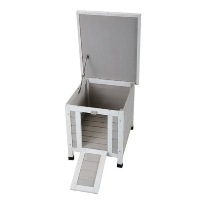 Modern Wooden Rabbit Cat Dog Hutch Indoor Outdoor