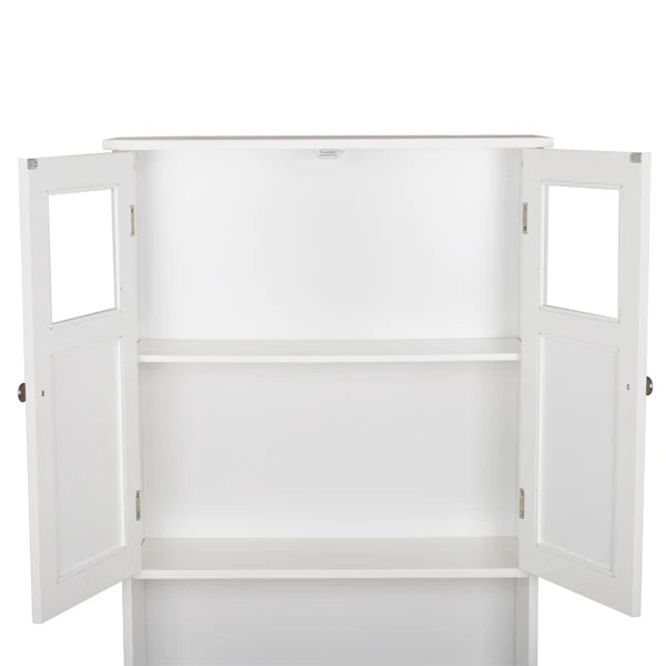 FCH Double Doors Bathroom Cabinet White