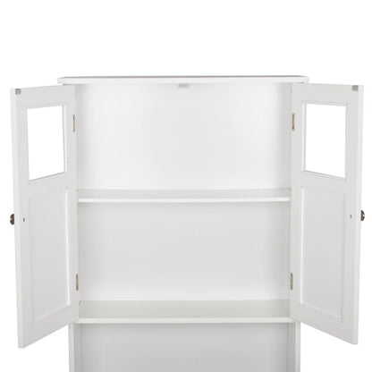 FCH Double Doors Bathroom Cabinet White