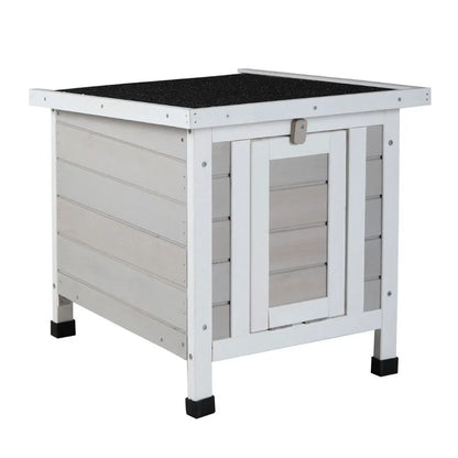 Modern Wooden Rabbit Cat Dog Hutch Indoor Outdoor