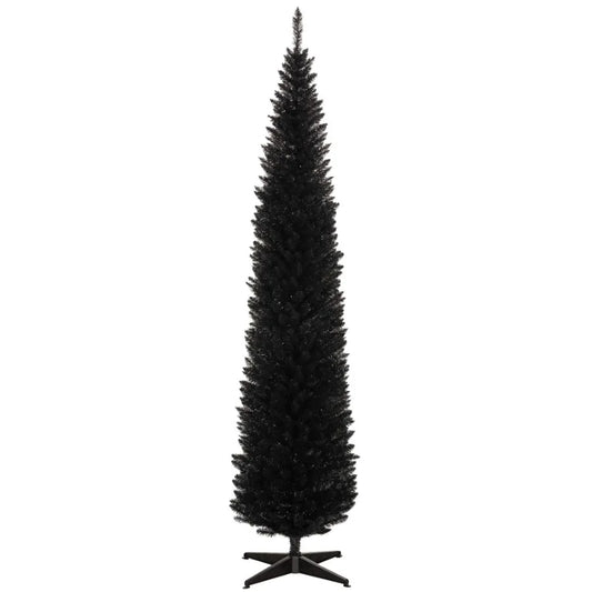 8' Artificial Pencil Christmas Tree Slim Xmas Tree