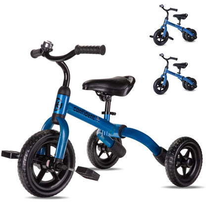 Toddlers Tricycle for Boy&Girl with Detachable Pedal