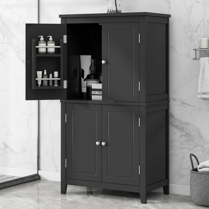 Elegant Bathroom Floor Storage Cabinet