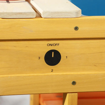 Mud Kitchen Outdoor Kitchen Playset for Wooden with Realistic Play Kitchen Toys Faucet and Sink Storage Shelves Gift for Girls