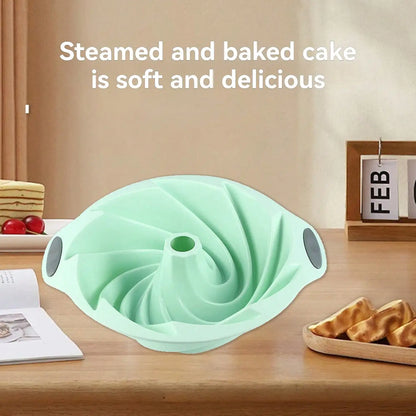 Silicone Cake Pan, Non-Stick Silicone Cake Mold