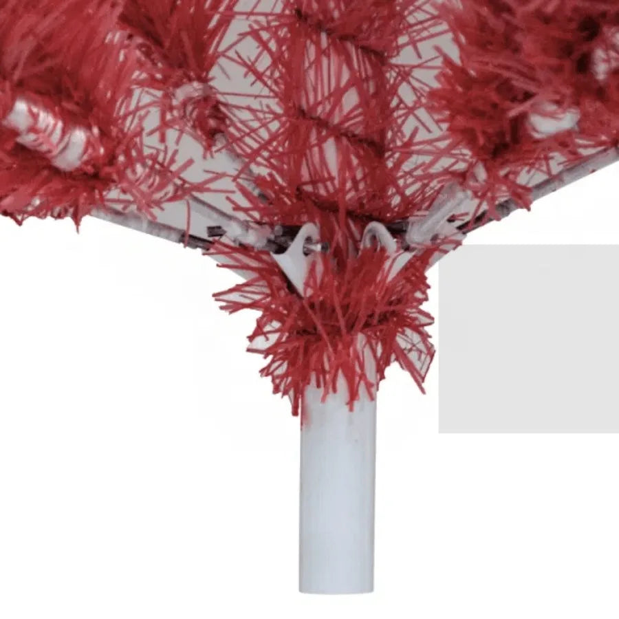 6FT Hinged Fir Artificial Fir Bent Top Christmas Tree Xmas Tree Bendable S