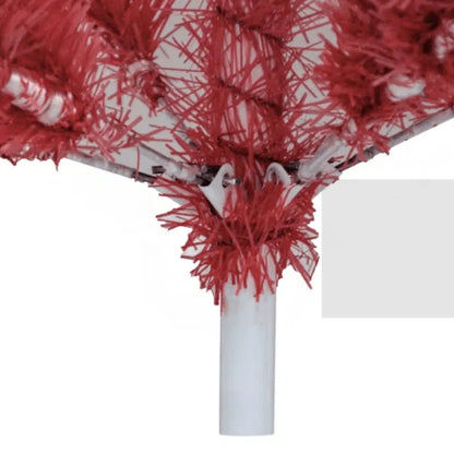 6FT Hinged Fir Artificial Fir Bent Top Christmas Tree Xmas Tree Bendable S