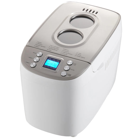 Bread Maker 15-in-1 Dough Machine Nonstick Ceramic Pan Automatic Bread maker with Gluten Free Setting