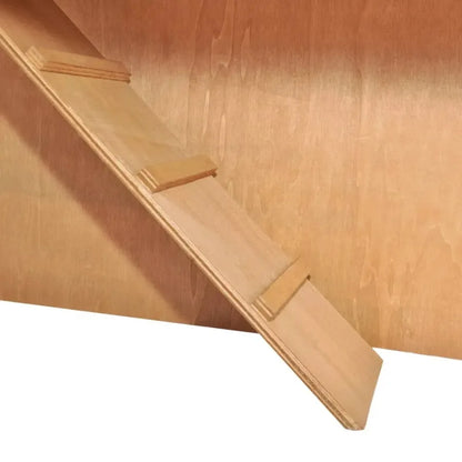 Outdoor Rabbit Hutch Small Animal House Pet Cage Wood 3 Doors Portable Waterproof