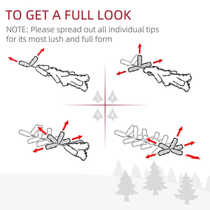 6' Artificial Pencil Christmas Tree Slim Xmas