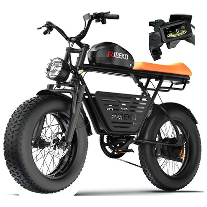 Electric Bike for Adults, Dual Motor2000Wo 20 in Fat Tire Ebike, Up to 37MPH & 80 Miles,48V 25Ah Removable Battery，7 Speed