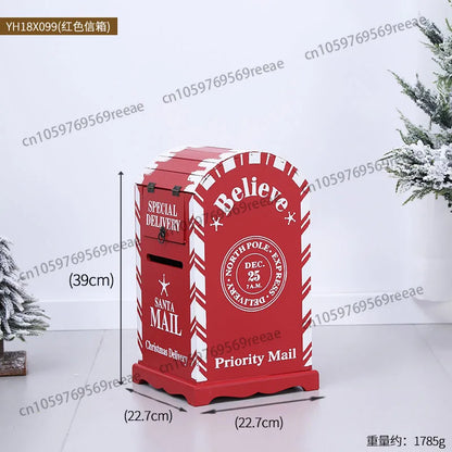 Christmas Decorations Small House Mailbox