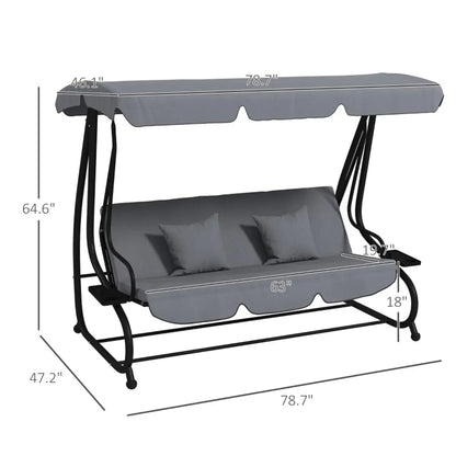Elegant Outdoor Patio Swing Chair - Comfortable Hanging Seat