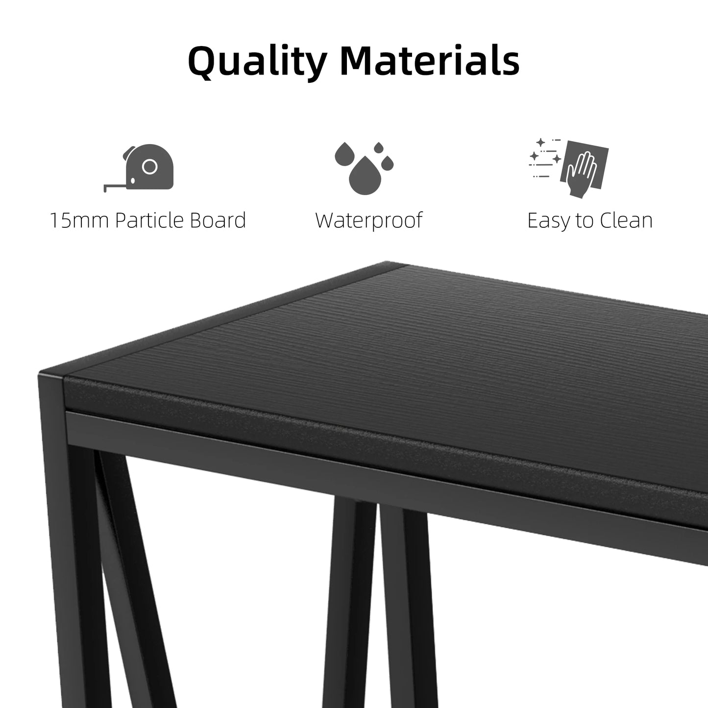 2-Tier Narrow Console Sofa Side Table for Entryway Hallway Living Room, Premium Entryway Furniture, 42.9in L x 9.8in W x 29.9in