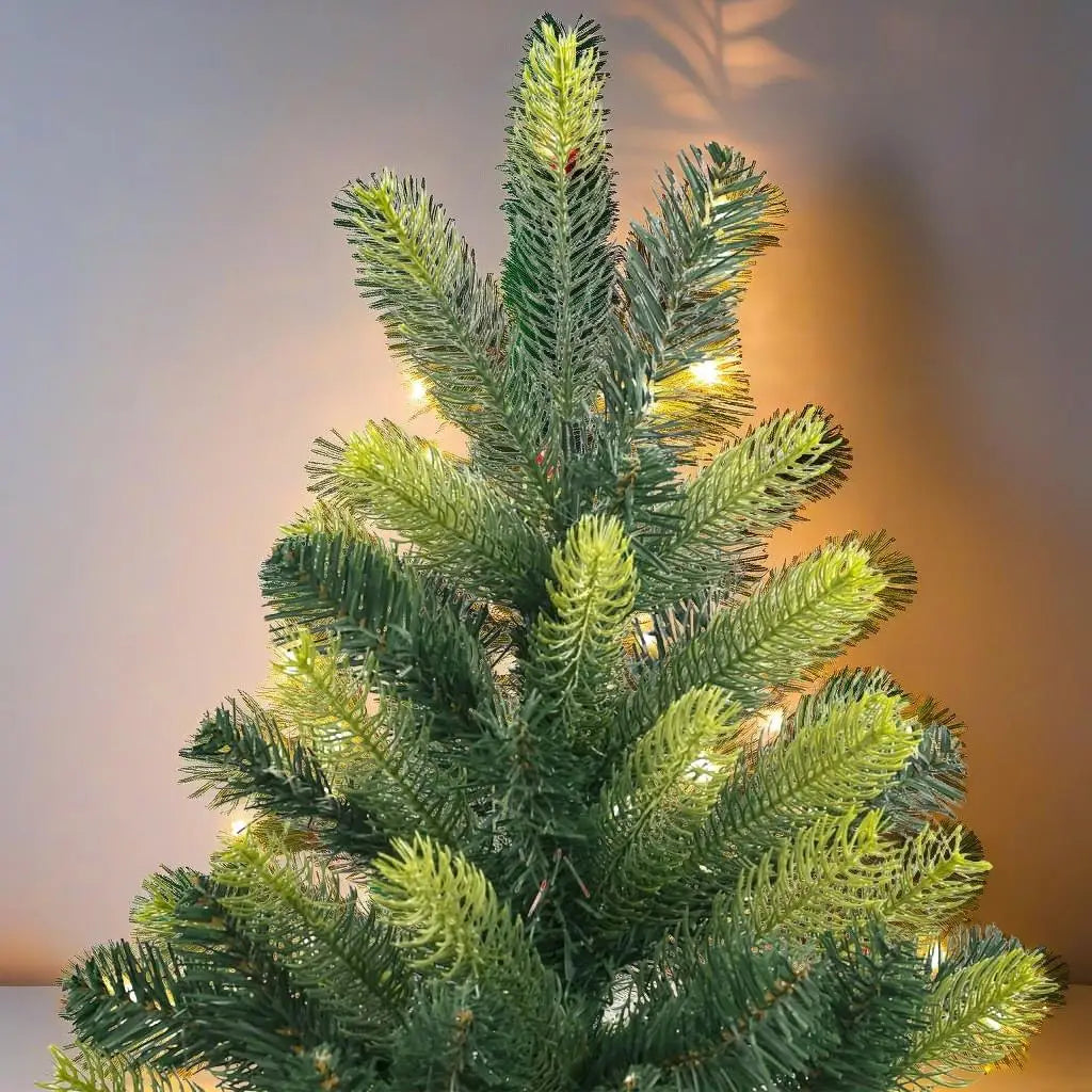 59.1 Inch Artificial Hinged Christmas Tree with Stand - Festive Holiday Decor