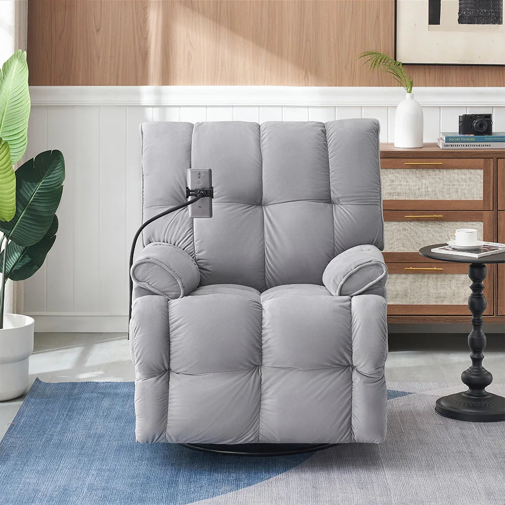 Single-person comfortable sofa with a soft and comfortable