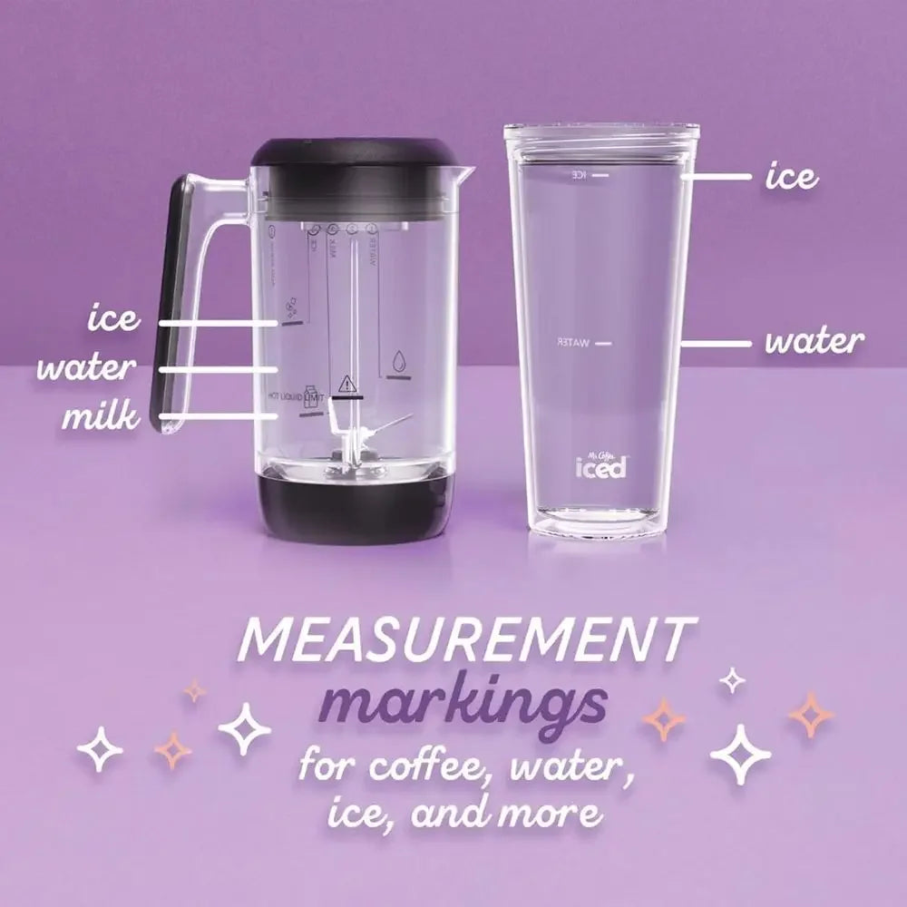 Single-Serve Iced and Hot Coffee/Tea Maker with Blender with Reusable Filter
