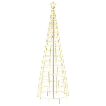 Christmas Tree Light with Spikes 570 LEDs Warm White 118.1